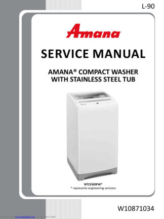 Amana Washer Service Manual 08
