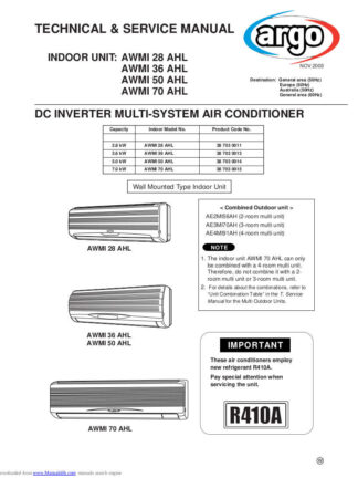 Argo Air Conditioner Service Manual 38