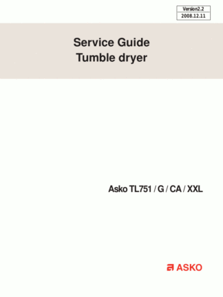 ASKO Dryer Service Manual 09
