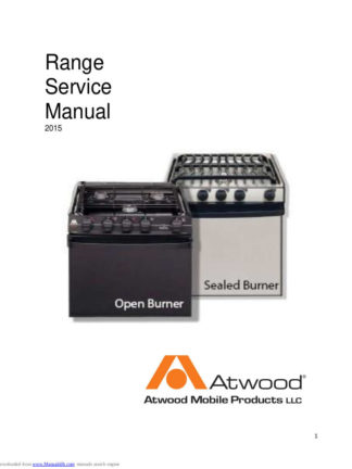 Atwood Food Warmer Service Manual 01