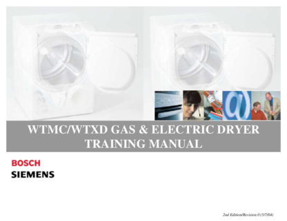 Bosch Dryer Service Manual 02