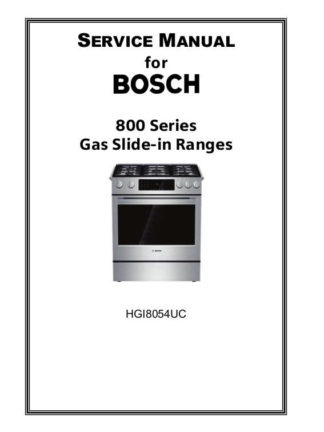 Bosch Food Warmer Service Manual 06