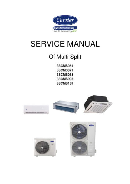 Carrier Air Conditioner Service Manual 115