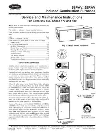 Carrier Heater Service Manual 10