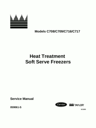 Carrier Refrigerator Service Manual 24