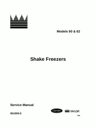 Carrier Refrigerator Service Manual 25