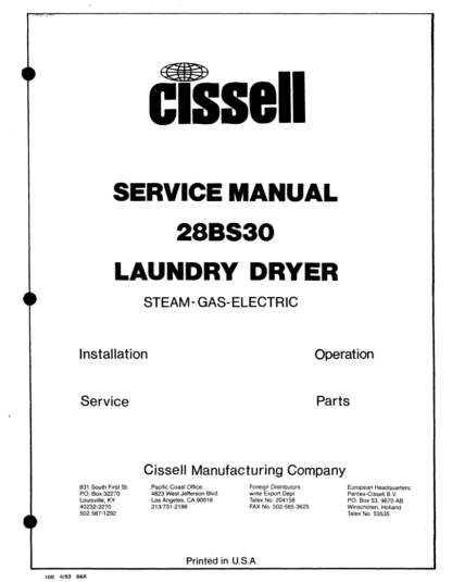 Cissell-Dryer-Service-Manual-04