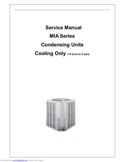 ComfortStar Heat Pump Service Manual 03
