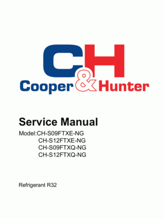 Cooper & Hunter Air Conditioner Service Manual 04