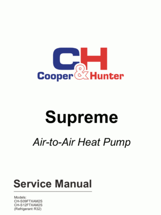 Cooper & Hunter Air Conditioner Service Manual 08