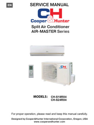 Cooper & Hunter Air Conditioner Service Manual 15