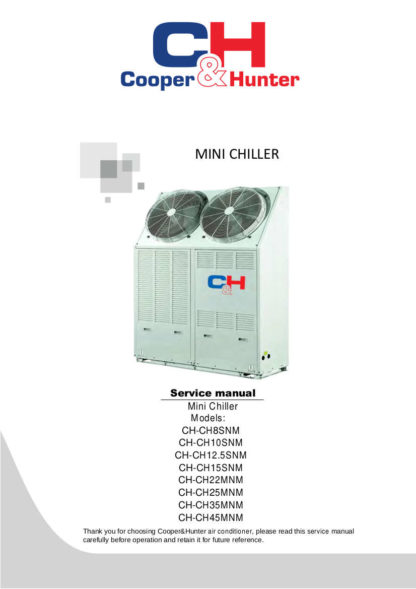 Cooper & Hunter Air Conditioner Service Manual 17