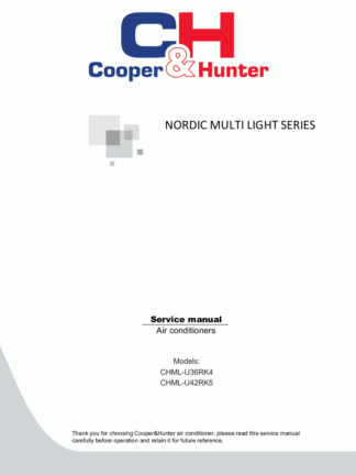 Cooper & Hunter Air Conditioner Service Manual 21