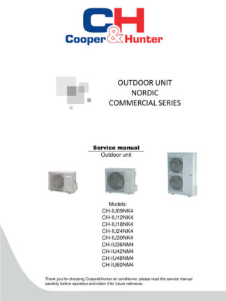 Cooper & Hunter Air Conditioner Service Manual 22
