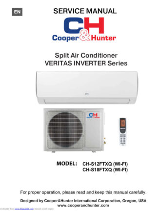 Cooper & Hunter Air Conditioner Service Manual 23