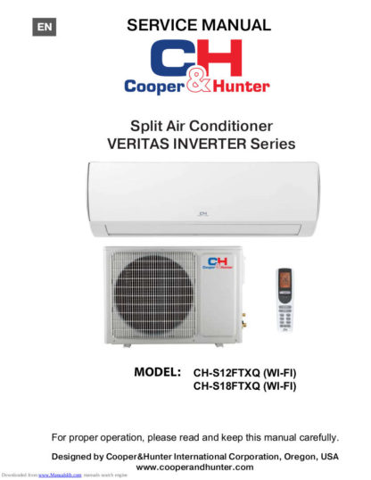 Cooper & Hunter Air Conditioner Service Manual 23