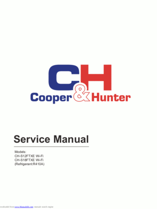 Cooper & Hunter Air Conditioner Service Manual 24