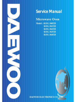 Daewoo Microwave Oven Service Manual 04