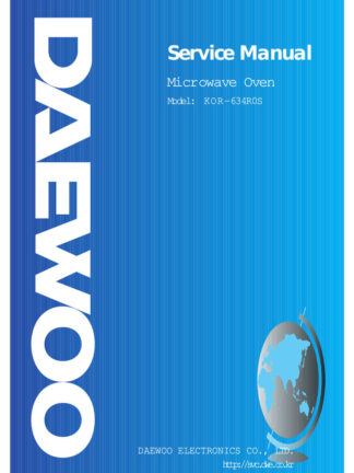 Daewoo Microwave Oven Service Manual 08
