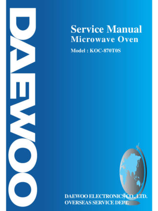 Daewoo Microwave Oven Service Manual 15