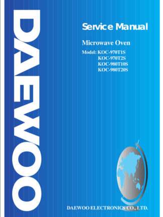 Daewoo Microwave Oven Service Manual 17