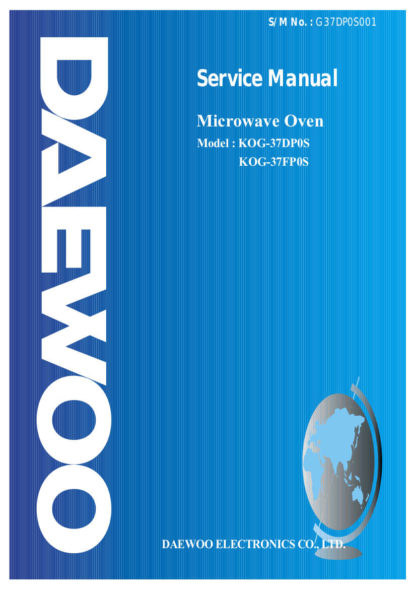 Daewoo Microwave Oven Service Manual 26