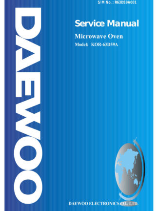 Daewoo Microwave Oven Service Manual 32