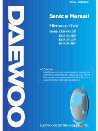 Daewoo Microwave Oven Service Manual 38