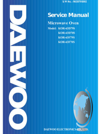 Daewoo Microwave Oven Service Manual 43