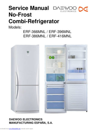 Daewoo Refrigerator Service Manual 49