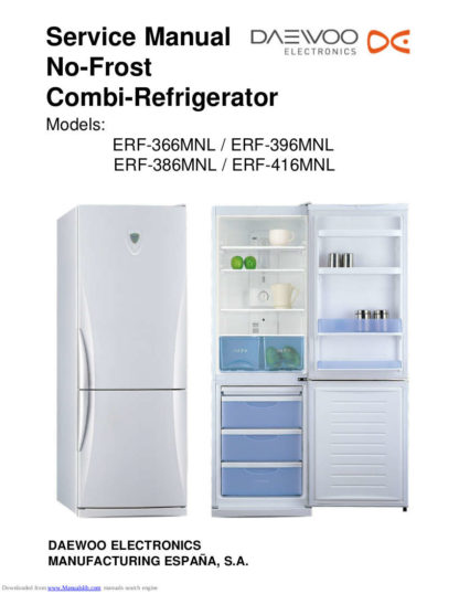 Daewoo Refrigerator Service Manual 49