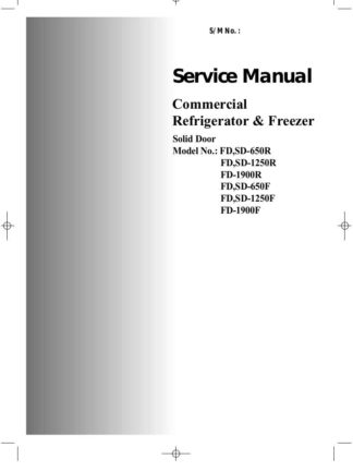 Daewoo Refrigerator Service Manual 51