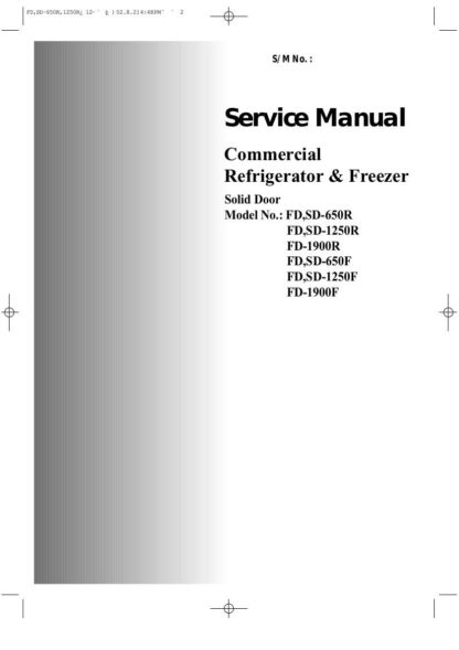 Daewoo Refrigerator Service Manual 51