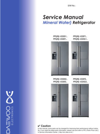 Daewoo Refrigerator Service Manual 69