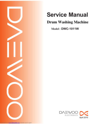 Daewoo Washing Machine Service Manual 31