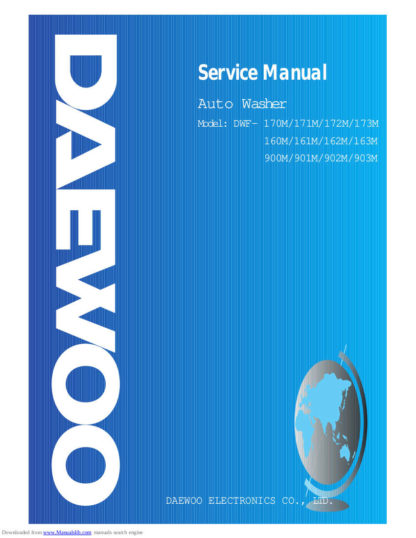 Daewoo Washing Machine Service Manual 57