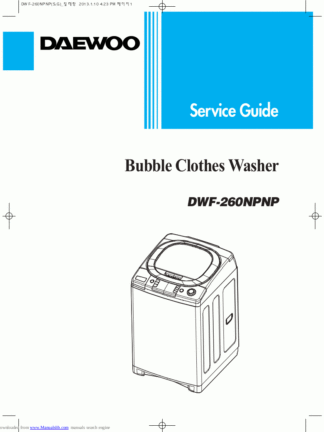 Daewoo Washing Machine Service Manual 69