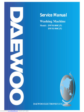Daewoo Washing Machine Service Manual 88