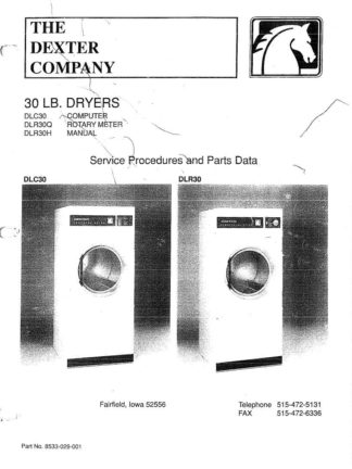 Dexter Dryer Service Manual 05