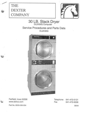 Dexter Dryer Service Manual 07
