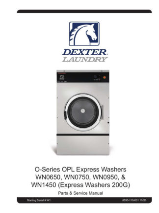 Dexter Washer Service Manual 14