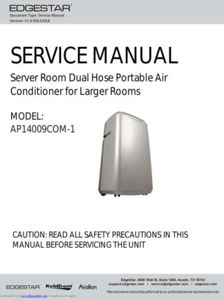 EdgeStar Air Conditioner Service Manual 02