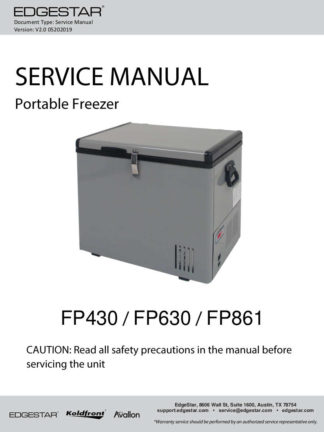 EdgeStar Refrigerator Service Manual 03