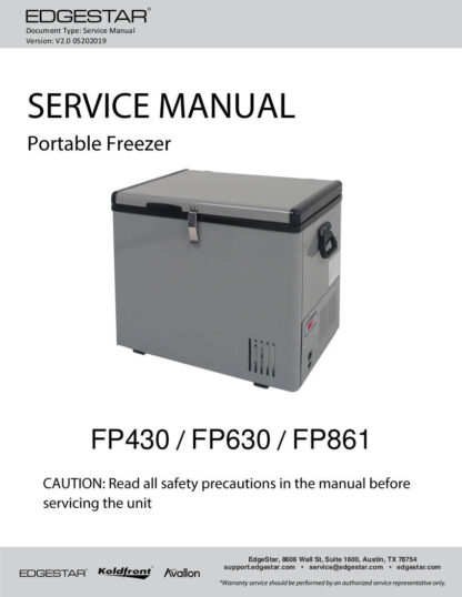 EdgeStar Refrigerator Service Manual 03