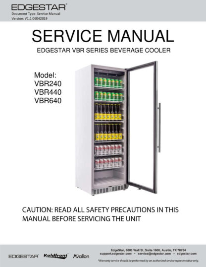 EdgeStar Refrigerator Service Manual 04