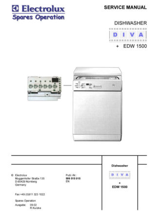 Electrolux Dishwasher Service Manual 04