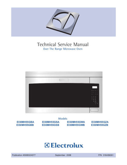 Electrolux Microwave Oven Service Manual 08