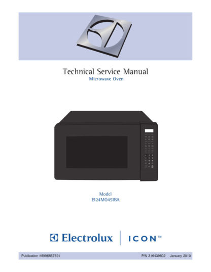 Electrolux Microwave Oven Service Manual 11