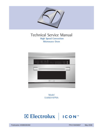 Electrolux Microwave Oven Service Manual 12