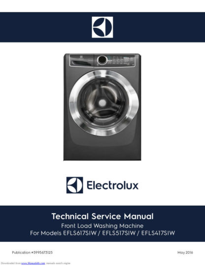 Electrolux Washer Service Manual 08